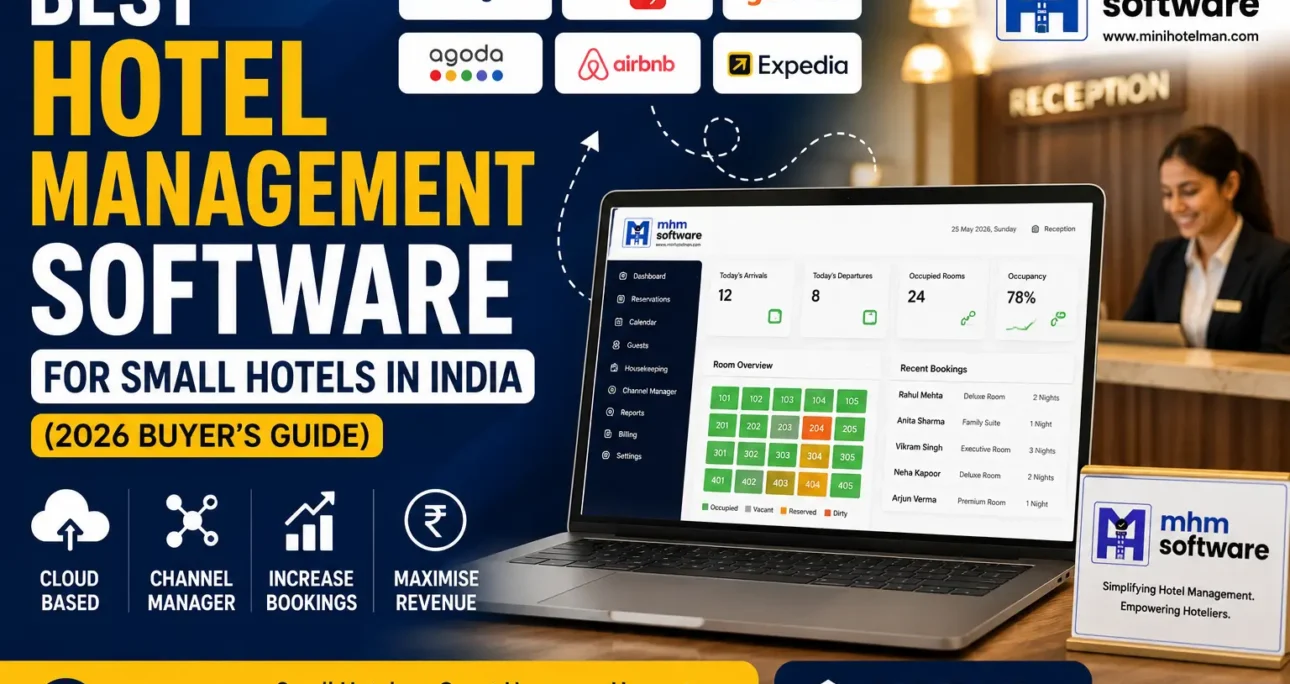 Best Hotel Management Software for Small Hotels in India (2026 Buyer’s Guide)