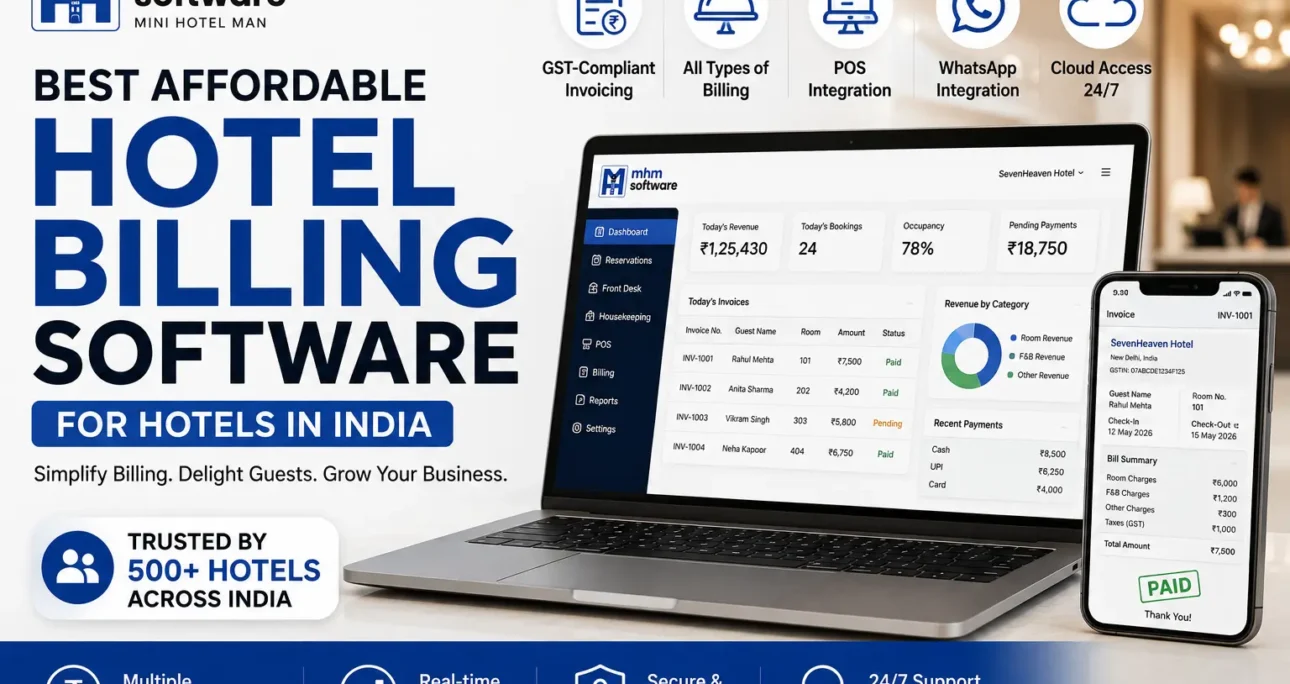Best Affordable Hotel Billing Software for Hotels in India