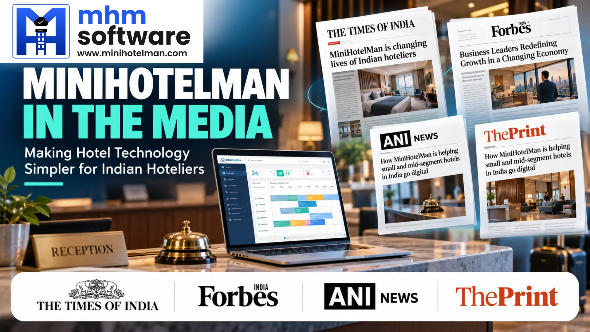 MiniHotelMan in the Media: Making Hotel Technology Simpler for Indian Hoteliers